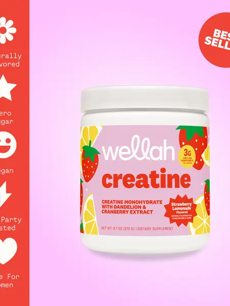 Wellah Nutrition Creatine Monohydrate | 50 Servings | 3g Creatine | Supports Energy, Muscle Recovery & Strength, Cognitive Health Dietary Supplement Powder