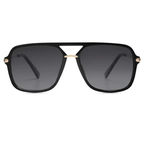SOJOS Sunglasses for Women Men Square Retro Polarized Lens Trendy Aviator 90s Shades