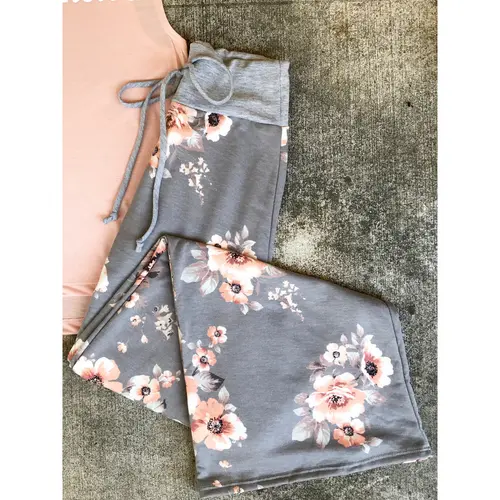 Magnolia Print Lounge Pants