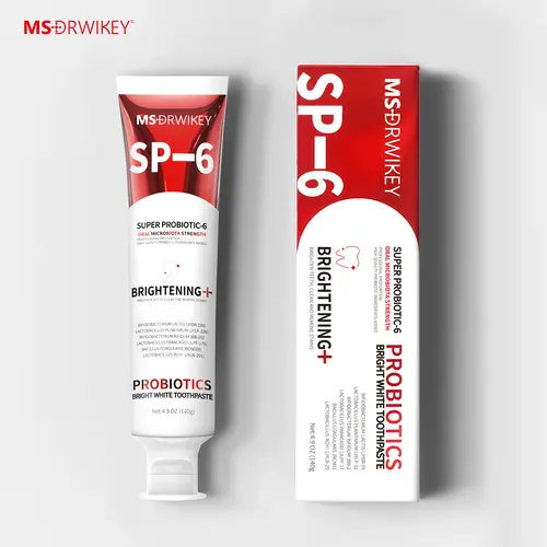 MSDRWIKEY SP-6 Dental-Friendly Daily Oral Care Toothpaste with Probiotics for Fresh Breath, 4.59oz, Fresh Breath Toothpastes, Daily Oral Care Toothpastes