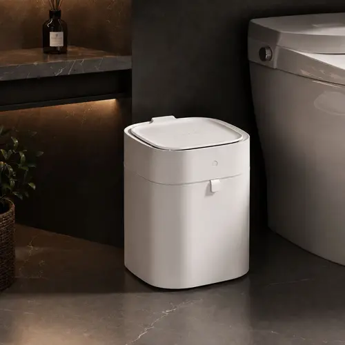 IntreLife 3.5 Gallon Smart Trash Can – Automatic Bag Sealing & Replacement, Motion Sensor Lid, Hands-Free Odor-Blocking Garbage Bin for Kitchen, Bathroom, Bedroom & Living Room (1 Refill Ring Included) Summervibes