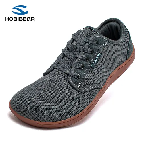 HOBIBEAR Unisex Minimalist Barefoot Casual Performance Shoes - 0 Drop Low Top Laces Sneakers, Wide Toe Box, Memory Foam Insole, Steady Traction Rubber Outsole, All Seasons Outdoors Work & Safety Footwear,sohochic