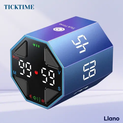 DealsForYouDays TICKTIME Pomodoro Timer Cube - Magnetic Digital Productivity Timer with Pause & Resume | Gravity Countdown Clock for Study, Work, Office & ADHD,back to school,back to school haul