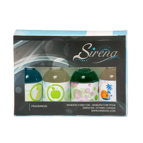 Sirena Fragrance Pack for Twister Home Cleaning System - Eucalyptus Aroma Blend Scented Freshener, Includes Pine, Tropical Aromatic Fruity Fragrance Oils, Easy to Use for Customer Aromatherapy Needs (Sage Included)