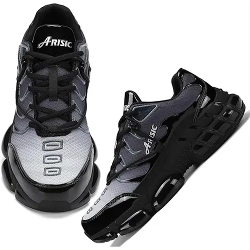 ARISIC Steel Toe Safety Sneakers - Lightweight Unisex Closed Round Toe Wedge Working Footwear with Puncture-Resistant Sole for Daily Walking, TikTok Shop Back to School