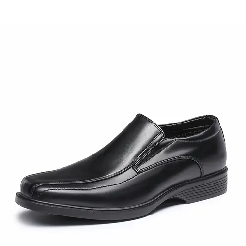 BRUNO MARC Men's Closed-Toe Classical Style Comfortable Easy Peasy Elegant Wide Leather Slip-On Dress Loafers - Work Office Shoes, Summer Footwear, Comfortable Loafers, Classical Style Loafers,sohochic