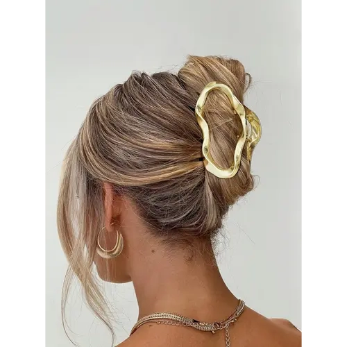 Take It Off Hair Clip Gold