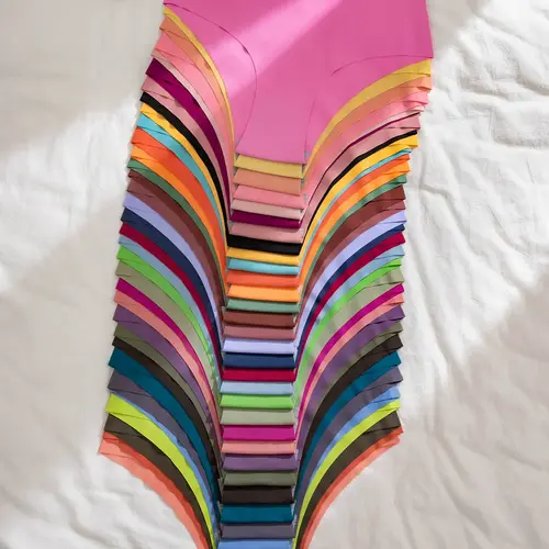 Women's Solid Color / All-Over Print Briefs, Soft Comfy Seamless Fit Panties for Daily Wear, Fashion Breathable Underwear for All Seasons, Basic Panties Collection, Breathable Stretch Panties, Intimates Panties