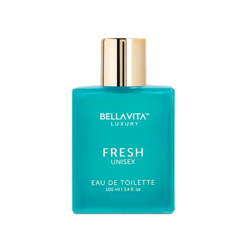 BellaVita Luxury's Fresh | Eau De Toilette Unisex Perfume | Men & Women | Lavender, Ylang-Ylang & Almond | Long Lasting 100 mL | 3.4 Fl.oz