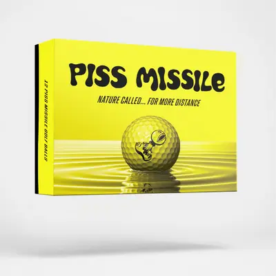 PISS MISSILE GOLF BALLS 12PK