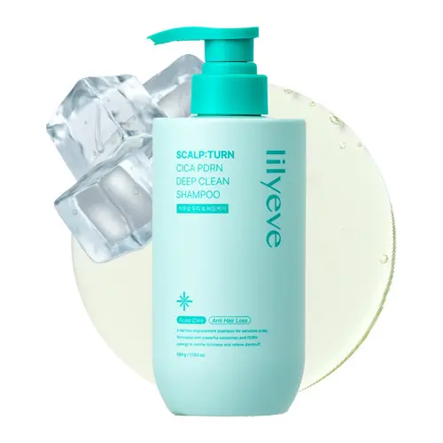 [LILYEVE] SCALPTURN Cica PDRN Shampoo | Dandruff Care Shampoo for Flaky, Itchy & Problem Scalp | 16.91 fl. oz.