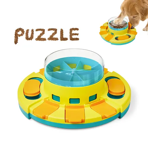 Potaroma Interactive Chew Dog Puzzle Toy - 2 Levels, Slow Feeder, IQ Training & Entertainment, 4.2 Inch Height, Suitable for All Dog Breeds #backtoschool