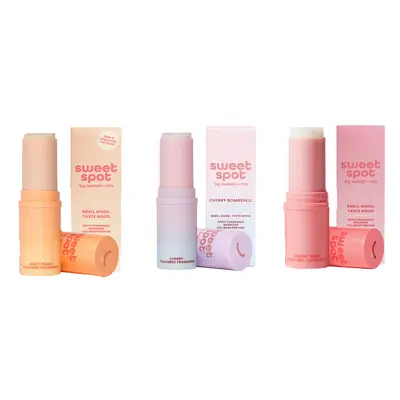 The Sweet Crush Fragrance Bundle by Sweet Spot- Strawberries & Cream, Marshmallow and Peach Solid Flavored Fragrances on-the-go Sweet Spot Vegan Cruelty-Free