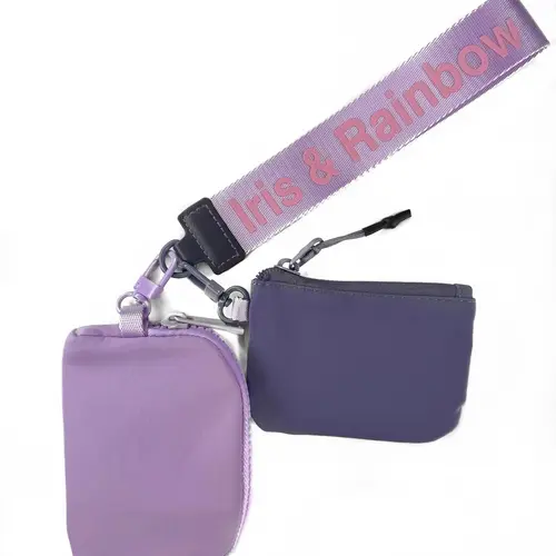 The Iris Pouch Wristlet (#8049-2) Trendy Minimalist Purse - By Iris & Rainbow