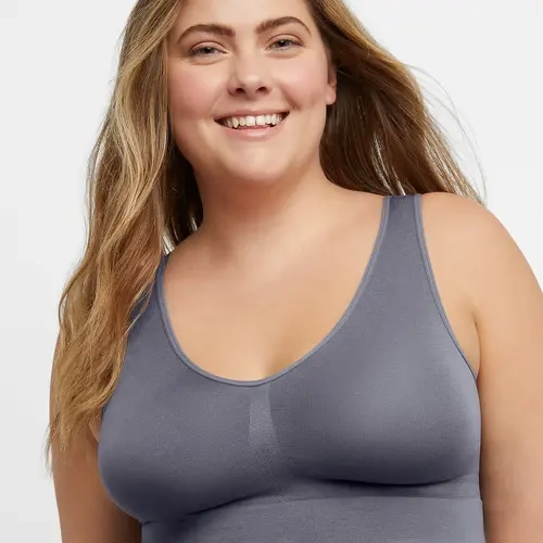 Hanes Just My Size Women's Pure Comfort Seamless Bralette (plus ) Bra Comfortable Fit Everyday Support Breathable Mj1263