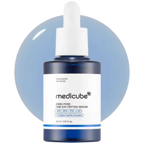 [medicube]  Zero Pore One-day Peptide Serum | 15.2% AHA+BHA+PHA & 2% Niacinamide