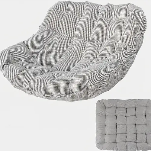 Cushions Replacement - GRANDPATIO Indoor & Outdoor Royal Rocking Chairs, 7.9inch Thick Waterproof Egg Chair Replacement Cushion for Patio Comfort, 1 PCS