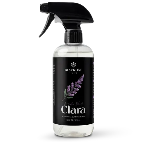 BLACKLINE Clara Household All-Purpose Cleaning Supplies Spray - Plant-Based Botanical-Forward Formula, Biodegradable, Streak-Free Eucalyptus Fragrance, Citrus Grove Bright, Multi-Use for Stainless Steel Fingerprint Lift, Daily Home Care