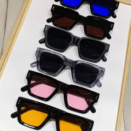 6 Pairs Modern Style Fashion Glasses for Men and Women, Outdoor Sports Accessories for Parties, Vacation and Driving, Trendy Casual Sunglasses, Stylish Sunglasses, Fashionable Sunglasses