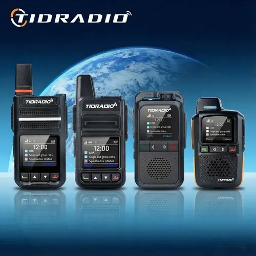 TIDRADIO 4G Global Walkie Talkie - Portable Walkie Talkie with 5000KM Long Range, 1-Year SIM Card, Multi-Mode, Odmaster APP Control, Audio Function, Wireless Travel Gadget for Teamwork, Travel Gadgets,back to school,back to school haul,sohochic
