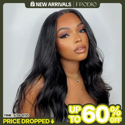 Frodio Veralux™ Blend Human Hair Middle Part Loose Wave Wig | Glueless, Ready to Wear, Blend Hair Wig for Black Women#SohoChic