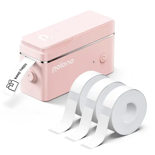 Mini Bluetooth Label Printer for Students, P31S Wireless Thermal Sticker Maker with Tape, Portable Inkless Labeler for Study Notes, Flashcards & School Supplies Organization, Back to School Essential