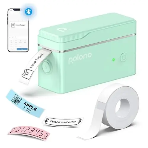 P31S Label Printer, Portable Bluetooth Label Maker, Thermal Printer for Organization, Storage, Office and Home, Gift , Fathersdaygift, summerwins