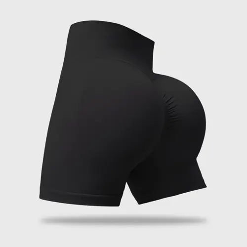 [Shop and Receive a Gift] Women's High-Waisted Tummy-Controlling Hip-Lifting Seamless Sports Shorts, Athletic Bottoms for Gym Workouts, Yoga, Outdoor Running