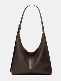 Women's Solid Color PU Leather Shoulder Bag, Simple Large-Capacity Crossbody Bag, Trendy High-quality Daily Commuting Bag, Girl Fashionable Shopping Bag, Fashion Crossbody Bags #GLOBAL PICKS