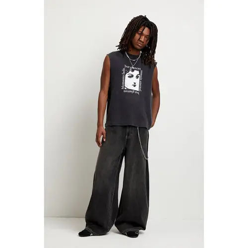 Pacsun Men's Ryder Ultra Baggy Jeans Vintage Wash Black