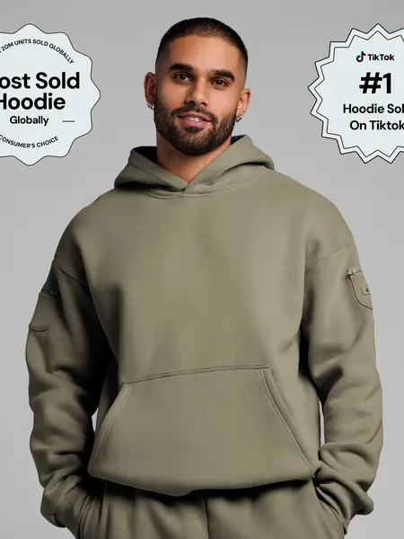 Comfrt | Travel Essentials Hoodie | Soft Oversized Sweatshirt With Storage Pockets For Travel