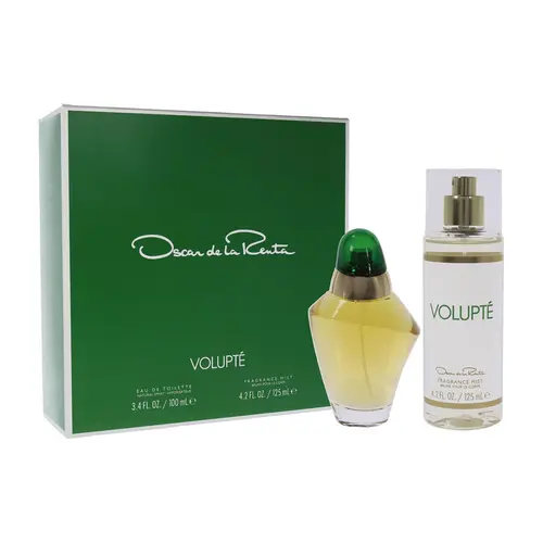 Volupte by Oscar De La Renta for Women - 2 Pc Gift Set 3.4oz EDT Spray, 4.2oz Frangrance Mist– Floral EDT Spray & Fragrance Mist