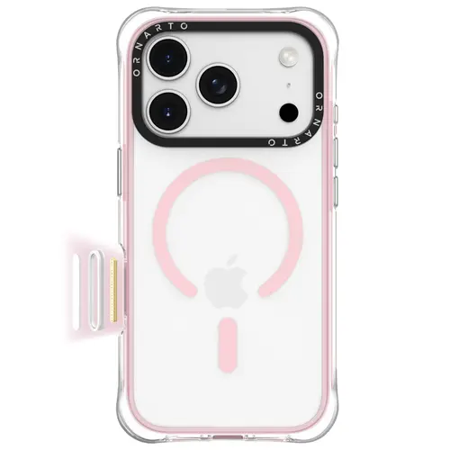 ORNARTO Diamond Air Case for iPhone 17 16 15 Series Military-Grade Drop Protection Cover with Built-in Air Crystal Clear Backplate Magsafe Compatible Shockproof Magsafe Phone Case tiktokshopbacktoschool
