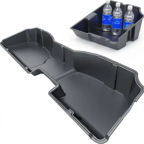 【toolupgrade】OEDRO Underseat Storage for 2014-2018 Chevy Silverado/GMC Sierra 1500 Crew Cab, 2015-2019 2500HD 3500HD, Upgraded Rear Under Seat Storage Truck Organizer Tool Box