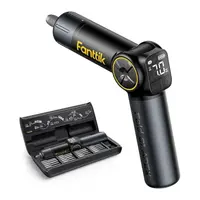 Fanttik Fold S1 APEX 3.7V Cordless Screwdriver - Deluxe Edition Cordless Power Tools with Adjustable Pivot Handle, High Magnetic Screwdriver Bits, LED Display, Batteries, High/Low RPM, 7N.m Max Torque, 20 Bits, 1/4''Hex Mechanic Gadgets DIY Accessory Gift