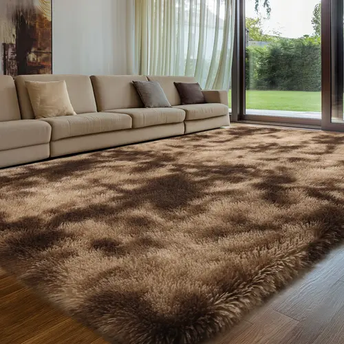 FAMVAL Super Soft Fluffy Area Rug, Modern Plush Non-Slip Rectangular Rug for Bedroom Living Room Nursery, Thick Cozy Carpet for Kids and Pets summerwins