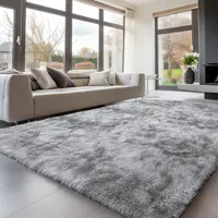FAMVAL Fluffy Area Rug for Living Room Bedroom, Super Soft Long Plush Non-Slip Modern Rectangular Rug, Cozy Large Rug for Nursery Kids Room Dorm summerwins