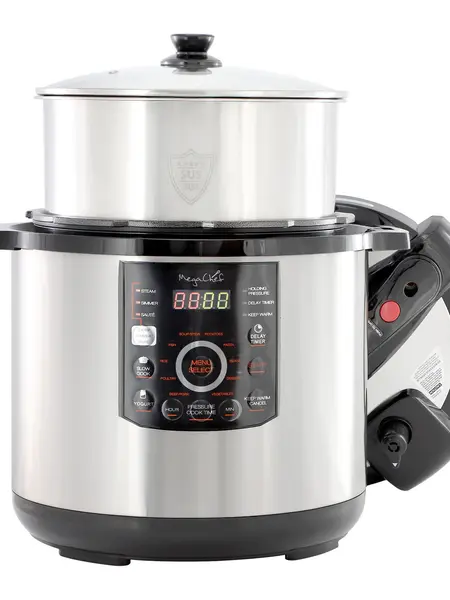 Megachef 12 Quart Steel Digital Pressure Cooker