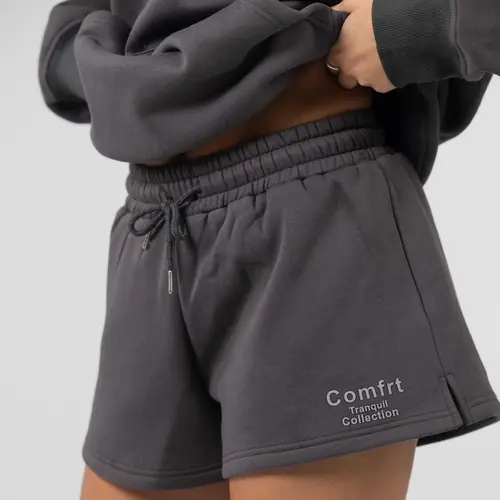 Comfrt | Tranquil Shorts | Soft Weighted Fabric Lounge Shorts With Drawstring