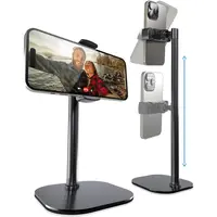 Cooper ChatStand Height-Adjustable (9-14in) Smartphone Holder - 360° Rotation, 50° Tilt, Extendable Tripod Mount for Desk Setups, Filming - Modern Phone Holders & Mounts, Mobile Accessories, Electronics Accessories