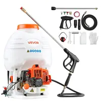 VEVOR Gas Powered Backpack Sprayer, 26.5CC 0.9HP Engine, 5 Gal Tank, 24 in Wand & Nozzles, Outdoor Garden Accessories, Backpack Frees Hands, Misting Spray for Tick & Critter Control, Large Area Lawn Care#SohoChic