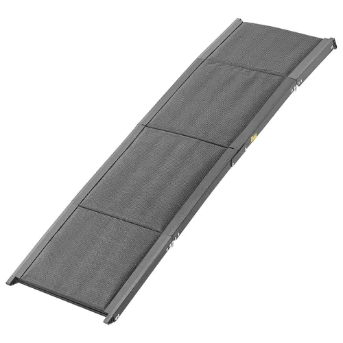 【SummerFinds】VEVOR Dog Ramp for Cars, 63" L x 17" W, Folding Pet Ramps for Medium & Large Dogs up to 250lbs, Pet Stair Ramp with Non-Slip Oxford Fabric Surface, Portable Outdoor Dog Car Ramps for SUV & Truck