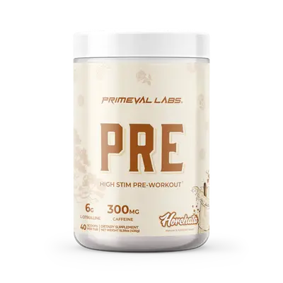 Primeval Labs PRE High Stim Preworkout Powder -  with 6g Citrulline, 300mg Caffeine, & Top-Rated Ingredients for Optimal Performance - Supplement Fitness
