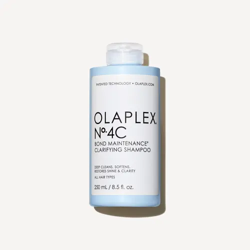 OLAPLEX Nº.4C Bond Maintenance Clarifying Shampoo - A weekly clarifying shampoo that removes damaging buildup from the scalp and all hair types and textures to restore color vibrancy, shine, and softness.