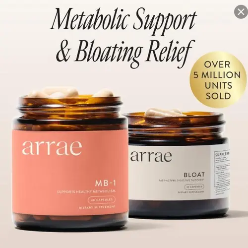 Arrae String Bikini Bundle (cap) | Fast-Acting Bloating Relief Digestive Enzymes + Natural Energy & Health Support | Organic Supplement Dietary Healthy Gut Probiotics Edible Debloat Detox Fitness