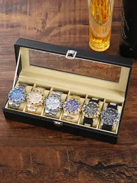 Men's Business Round Dial Analog Quartz Watch Set, Men's Watch Set with Box, Fashionable Wristwatch Set for Men As Gift, National Day Offers, Casual Wristwatch Set, Quartz Wristwatches, Boxed Watches