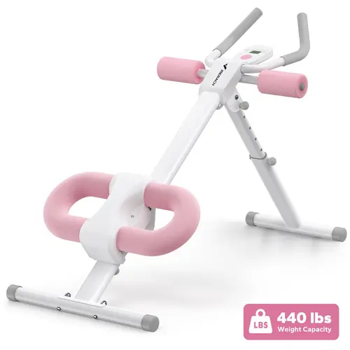 （Live Only）Special Link for Flash sale Merach Adjustable Ab Trainer Machine with LCD Monitor, Foldable Ab Exercise Machine for abs, Arm, Leg, Buttocks Shaper, Core & Ab Trainer at Home Gym,  Workout Equipment BackToSchool