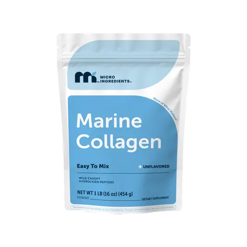 Micro Ingredients Marine Collagen Protein Powder, 37 Servings Per Pack