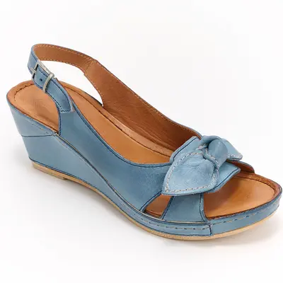 Spring Step Leather Wedges - Chassidy