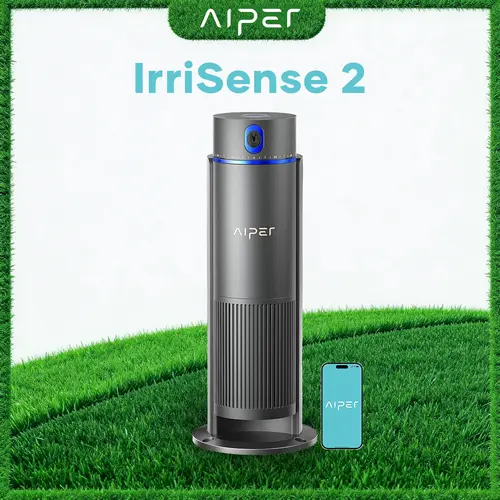 Aiper IrriSense 2 Smart Irrigation System, 4-in-1 Multi-Zone Watering Device with App Control, Smart Scheduling, and Rain Sensor for Lawns up to 4,800 sq.ft.,back to school,back to school haul